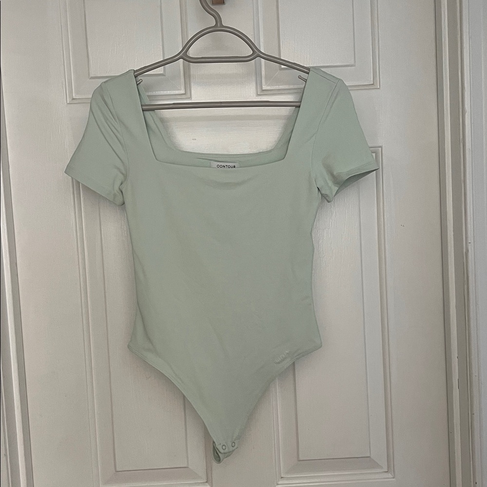 Aritzia Mint Green Contour Bodysuit